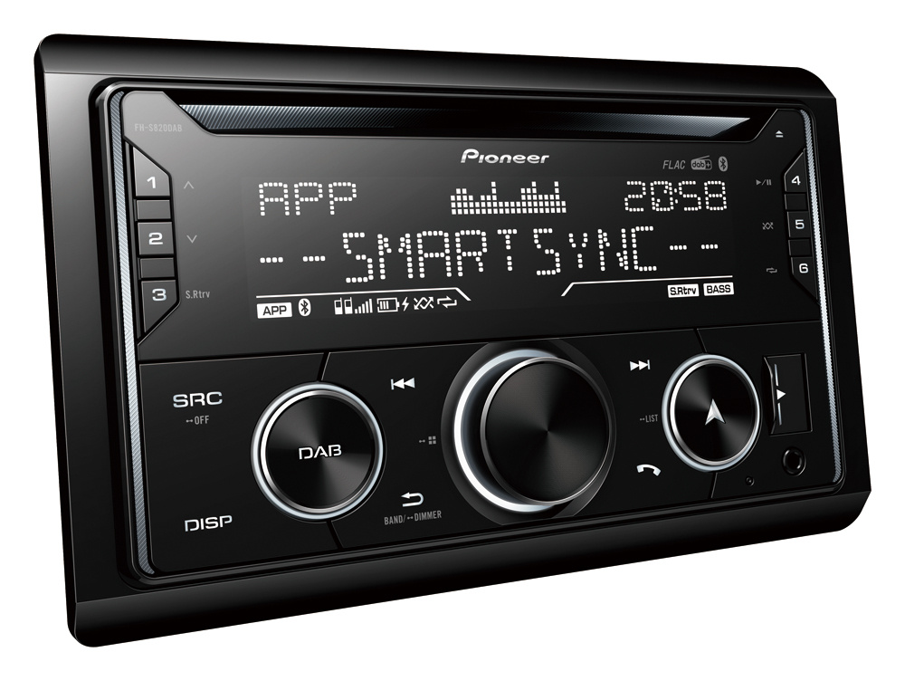 Pioneer FH-S820DAB, samochodowe radio z Bluetooth, odtwarzaczem CD i DAB+