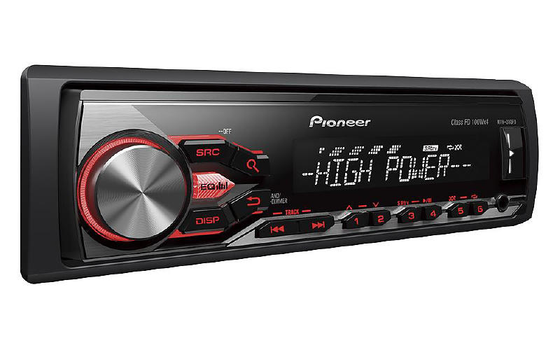 Pioneer MVH-280FD, samochodowe radio z AUX i USB