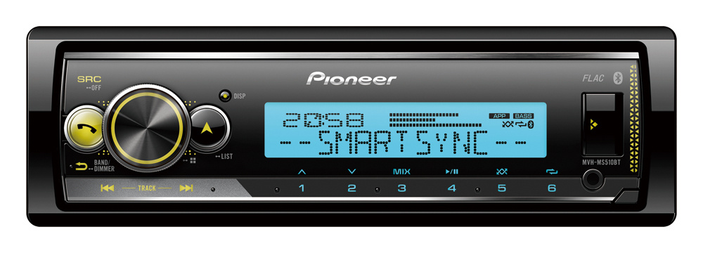 Pioneer MVH-MS510BT, morskie stereo z Bluetooth