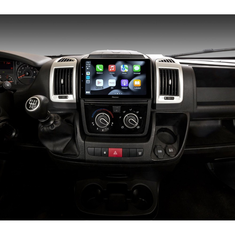 Pioneer SPH-EVO950DAB-D7, radio dopasowane do modelu z 9-calowym ekranem do Ducato 2015-2020
