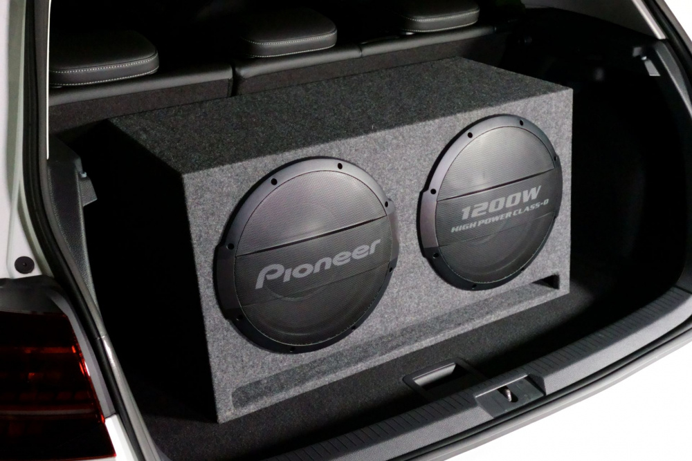 Pioneer TS-WX1220AH, aktywna obudowa basowa z portem, 2x12 cali, 600W RMS