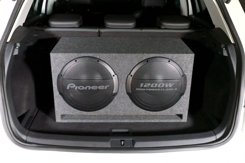 Pioneer TS-WX1220AH, aktywna obudowa basowa z portem, 2x12 cali, 600W RMS