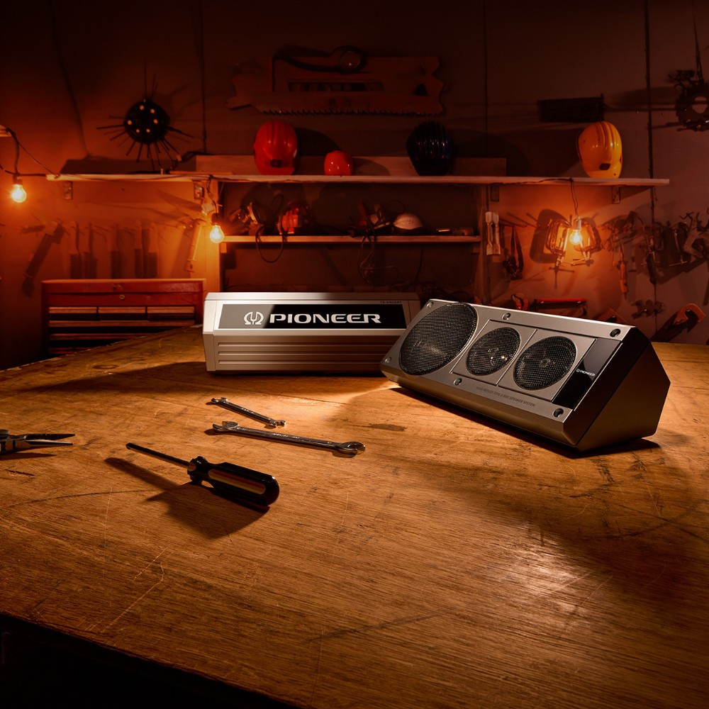 Pioneer TS-X40SXT 3-drożne głośniki w obudowie w stylu retro, para