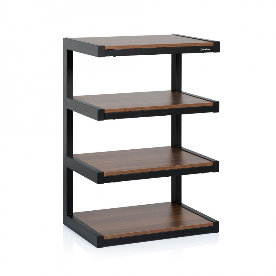 Norstone Esse Hifi, stojak Hi-Fi czarny/orzech