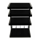 Norstone Esse Hifi Vinyl, czarny stolik stereo Norstone Esse Hifi Vinyl, czarny stolik stereo