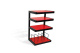Norstone Esse Hifi Vinyl, czerwony stolik stereo Norstone Esse Hifi Vinyl, czerwony stolik stereo