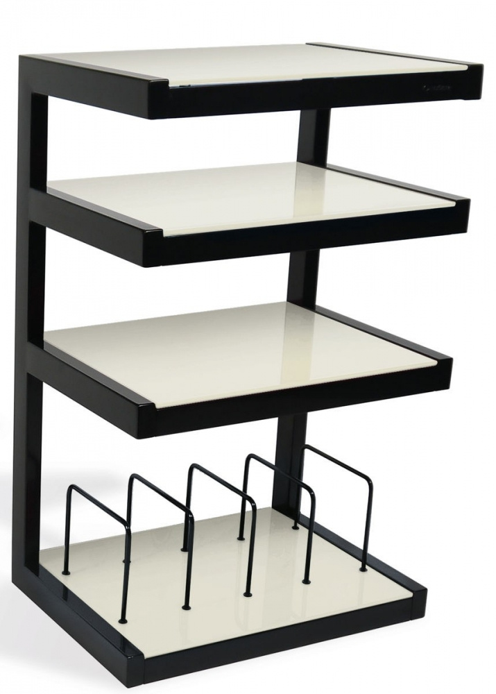 Norstone Esse Hifi Vinyl, biały stolik stereo