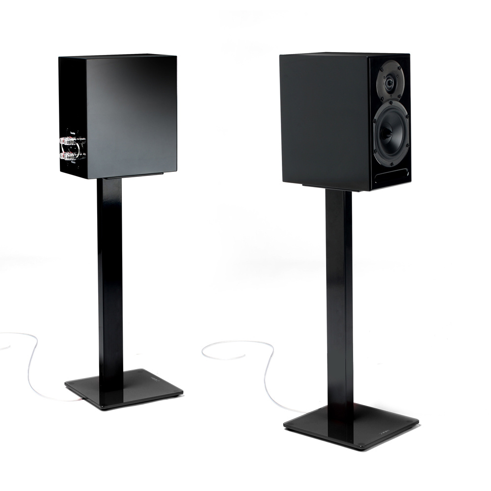 Norstone Esse Stand, statyw głośnikowy z czarną podstawą, wysokość 61 cm