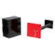 Norstone Esse Stand stojak głośnikowy o wysokości 61 cm, matowa czerń z czerwoną podstawą Norstone Esse Stand stojak głośnikowy o wysokości 61 cm, matowa czerń z czerwoną podstawą