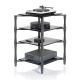 Norstone Slender Hifi elegancki mebel HiFi, Gunmetal Grey Norstone Slender Hifi elegancki mebel HiFi, Gunmetal Grey