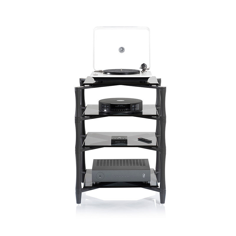 Norstone Slender Hifi elegancki mebel HiFi, Gunmetal Grey