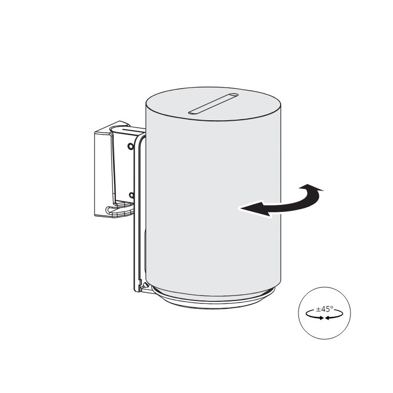 Norstone Sonos Era 100 WM uchylny uchwyt ścienny, biały