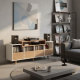NorStone Oslo Vinyl 1600 stolik multimedialny biały/dąb NorStone Oslo Vinyl 1600 stolik multimedialny biały/dąb