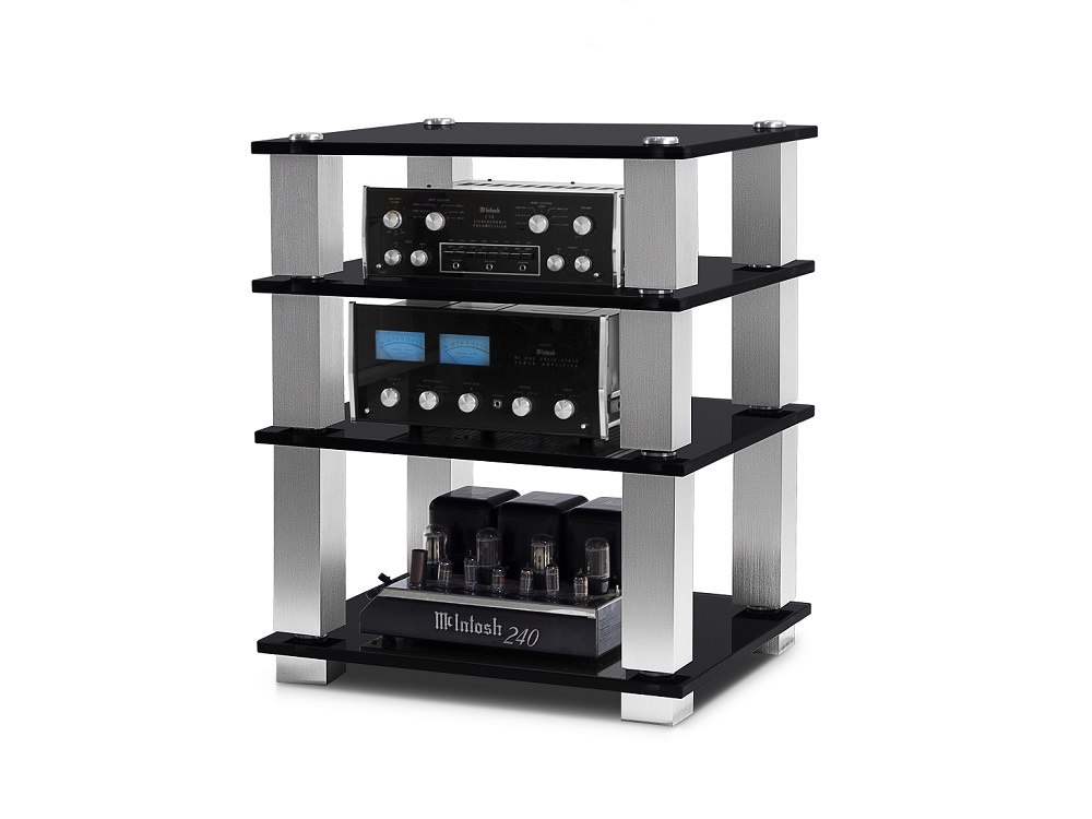 Norstone Square HiFi, rack z czterema półkami