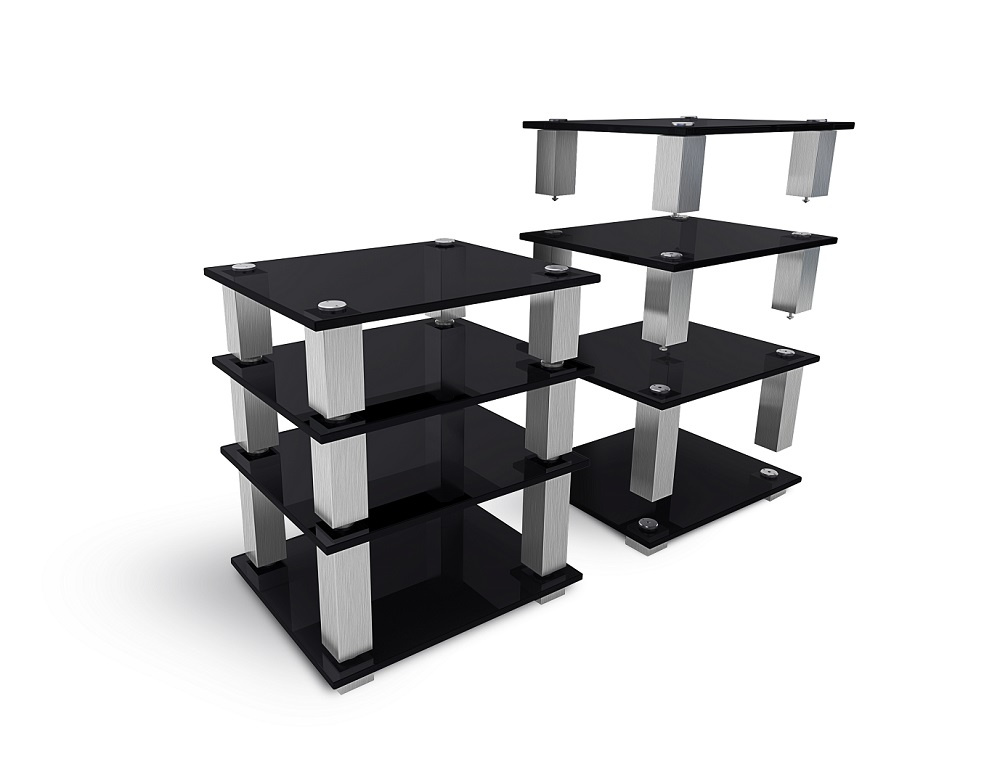 Norstone Square HiFi, rack z czterema półkami