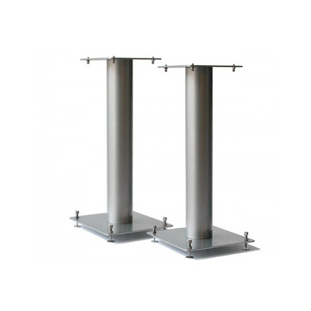 Norstone Stylum 1, stojaki głośnikowe, matowe srebro, wysokość 50 cm
