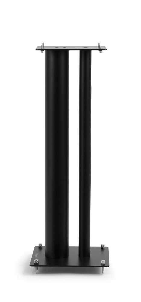 Norstone Stylum 3, stojaki głośnikowe, matowa czerń, wysokość 80 cm