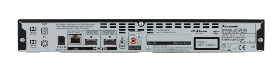 Panasonic DP-UB450 4K UHD odtwarzacz Bluray