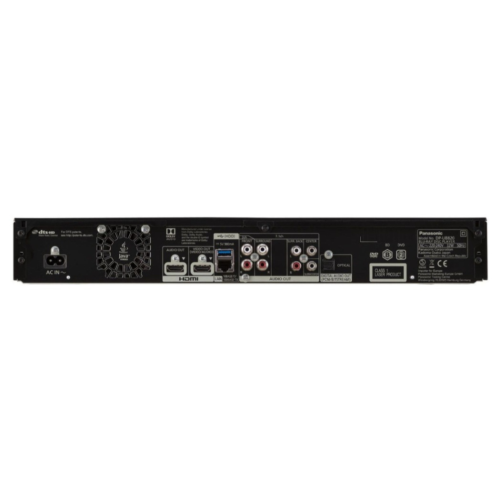 Panasonic DP-UB820AGK odtwarzacz Ultra HD BluRay