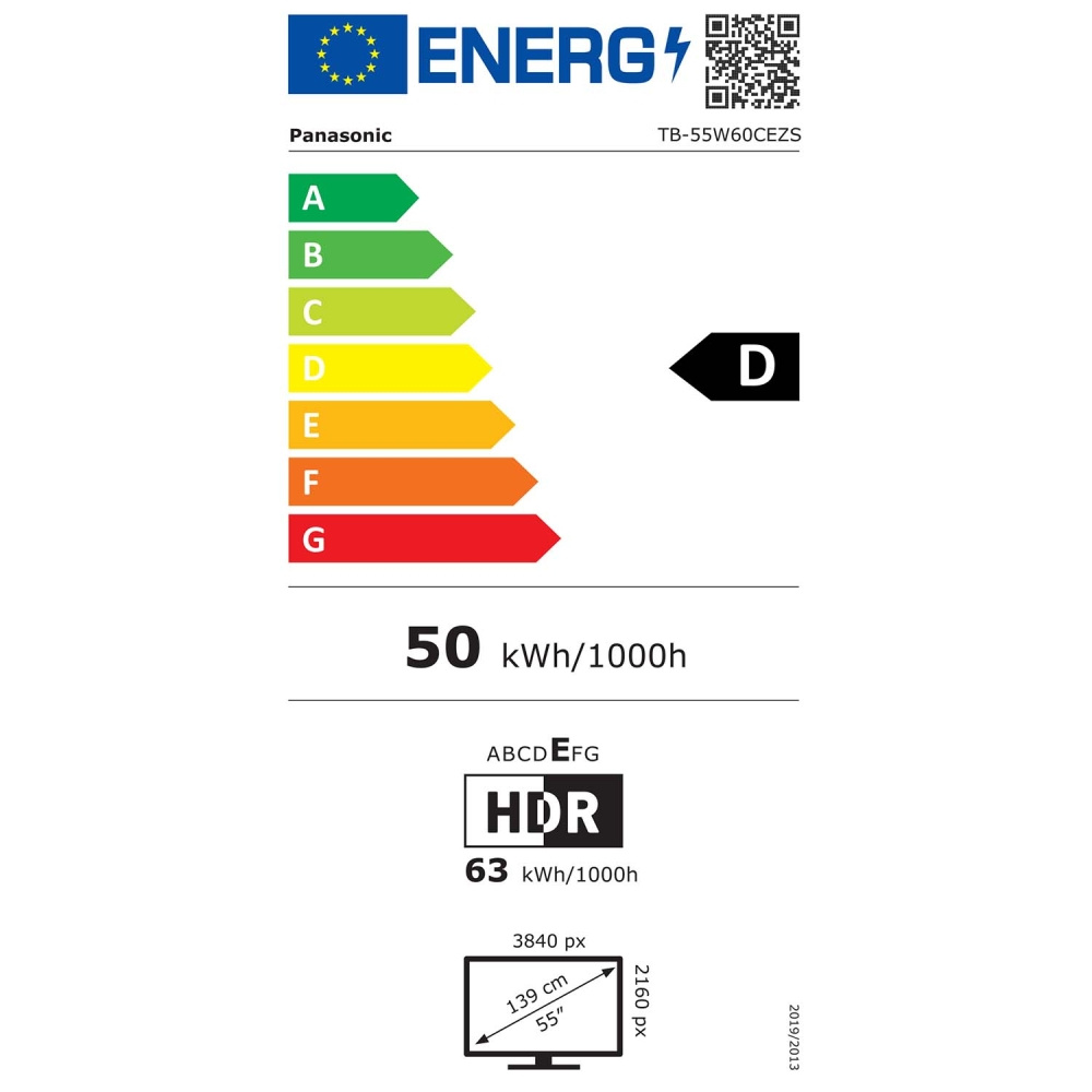 Panasonic TB-55W60CEZS, 55-calowy telewizor LED 4K z TiVo
