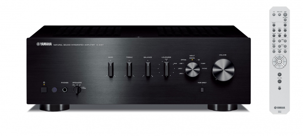 Yamaha A-S301 MK II wzmacniacz stereo, czarny