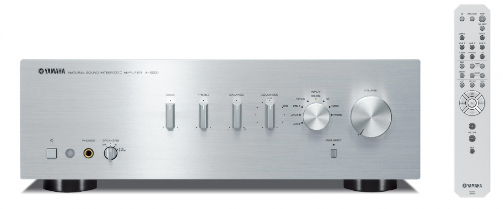 Yamaha A-S501 MK II wzmacniacz stereo, srebrny