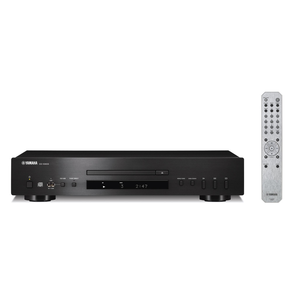 Odtwarzacz CD Yamaha CD-S303 z USB, czarny