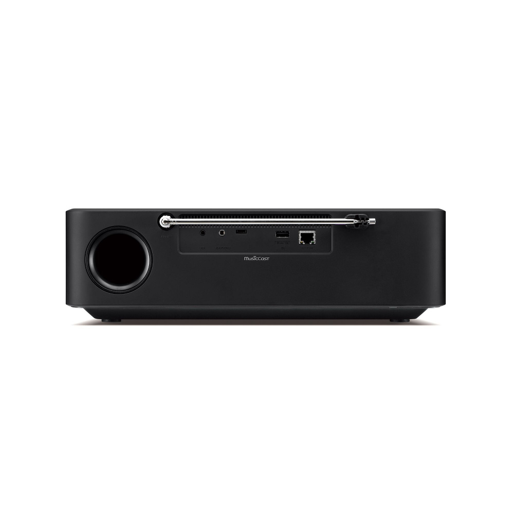 Yamaha MusicCast 200 radio internetowe z Wi-Fi, odtwarzaczem CD i nie tylko, czarny