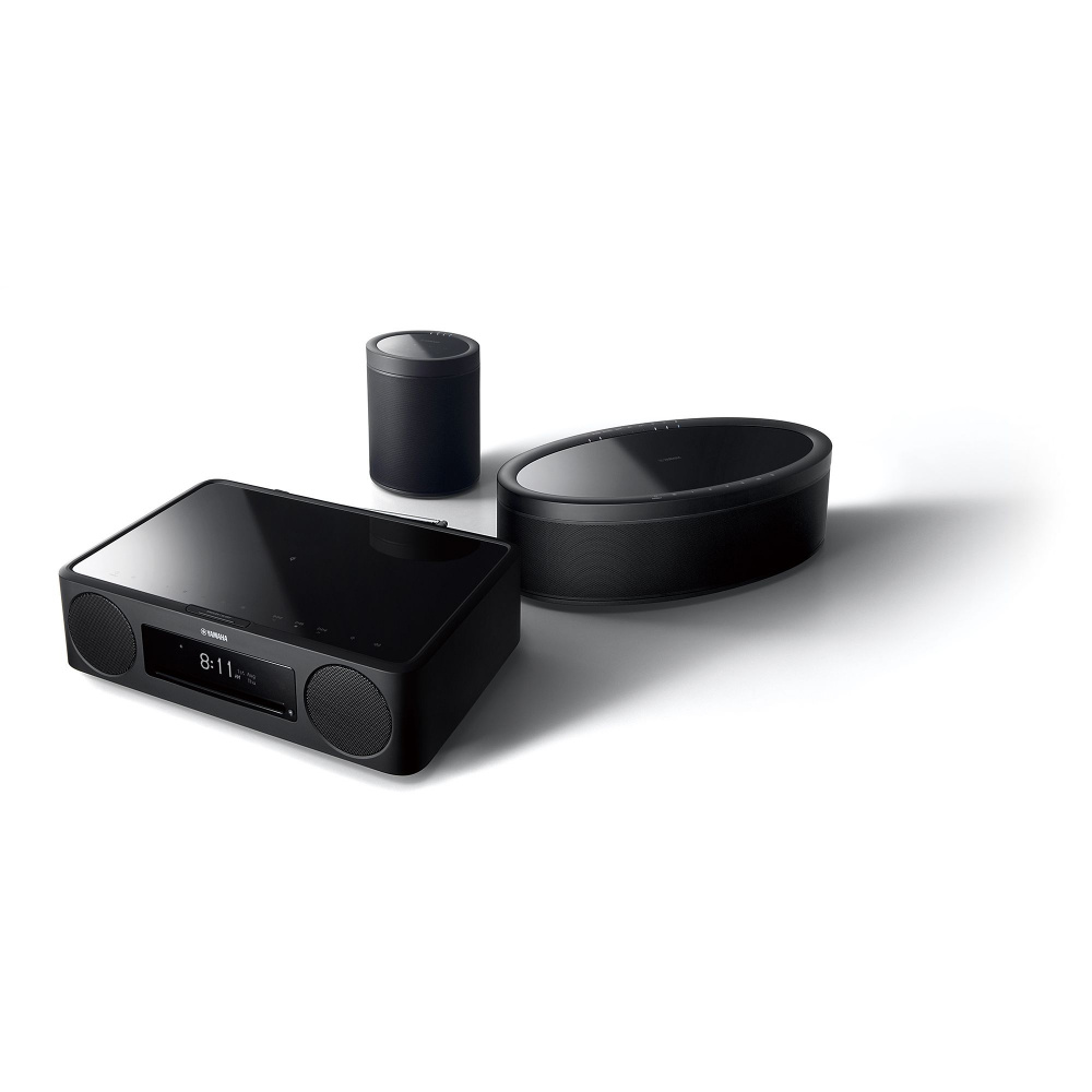 Yamaha MusicCast 200 radio internetowe z Wi-Fi, odtwarzaczem CD i nie tylko, czarny