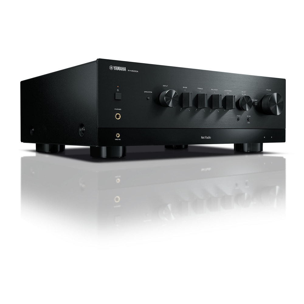 Yamaha R-N1000A świetnie grający wzmacniacz stereofoniczny z HDMI ARC, czarny