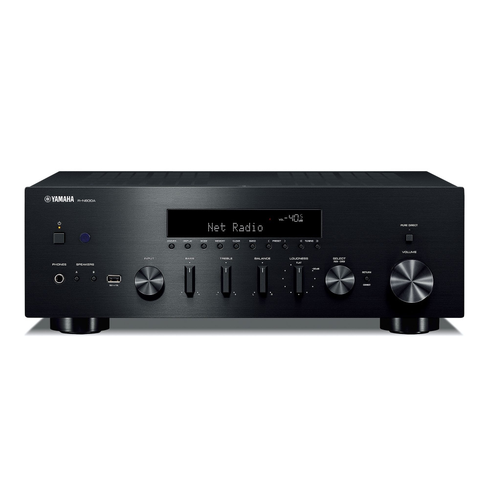 Yamaha R-N600A wzmacniacz stereofoniczny, czarny