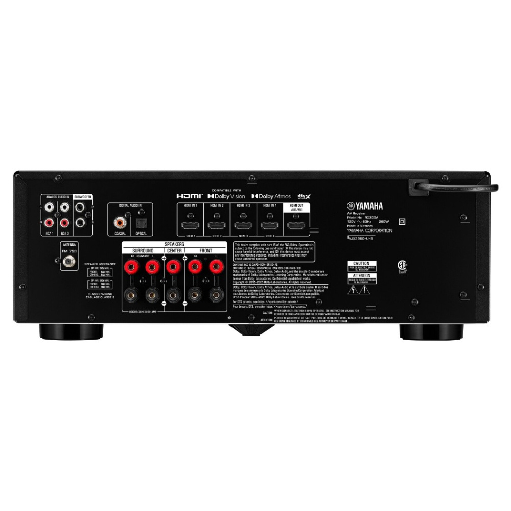 Yamaha RX300A wzmacniacz kina domowego, czarny