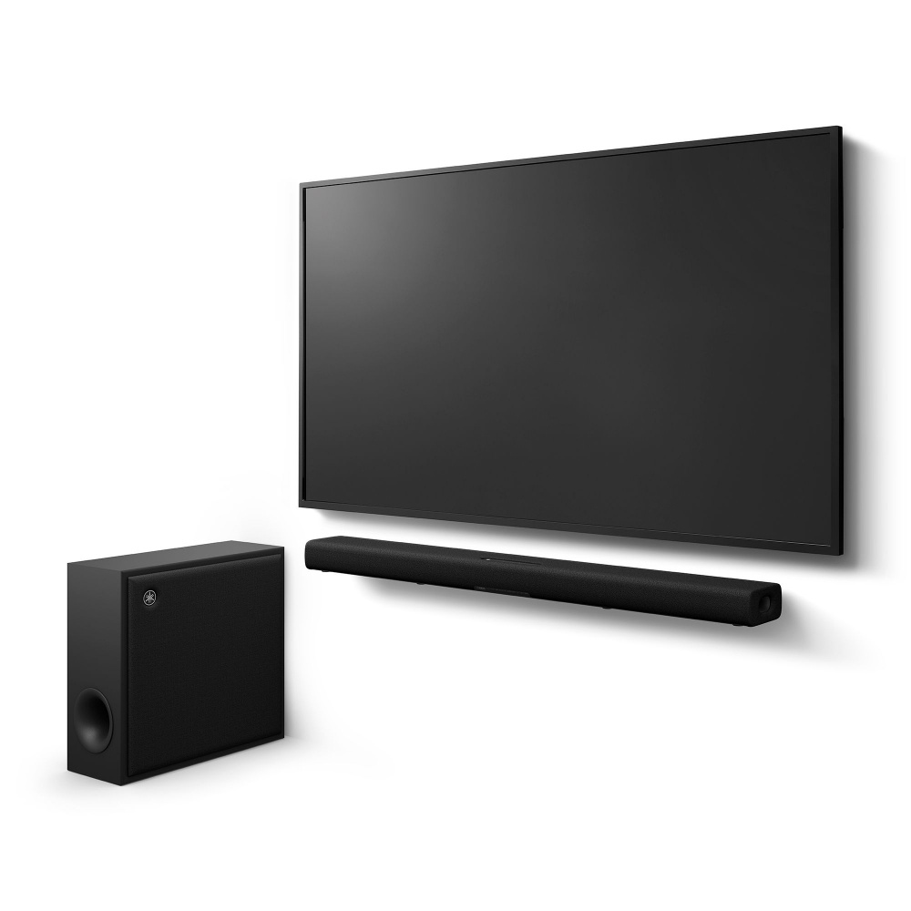 Soundbar Yamaha True X Bar 50A z bezprzewodowym subwooferem i Dolby Atmos, czarny