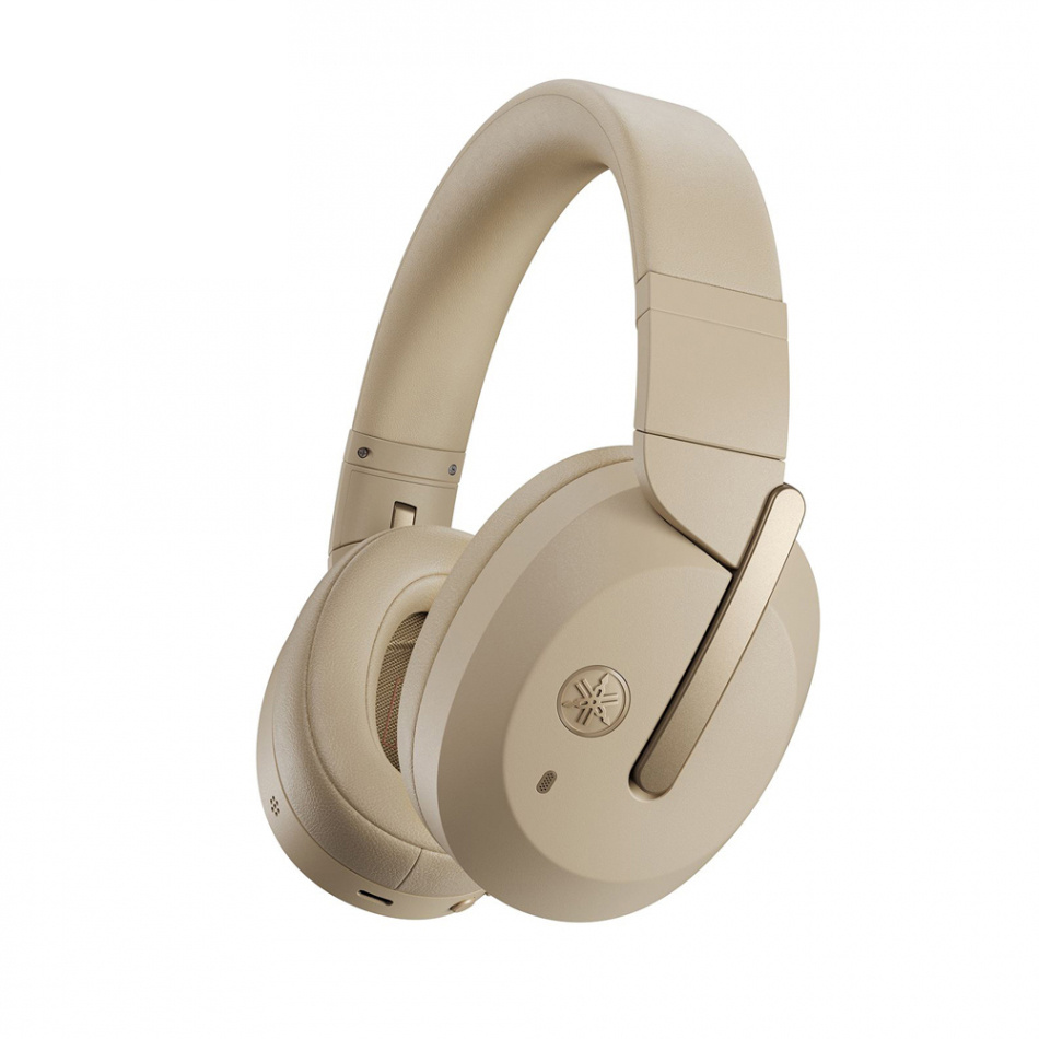 Yamaha YH-E700B beżowy, bezprzewodowe słuchawki z redukcją szumów