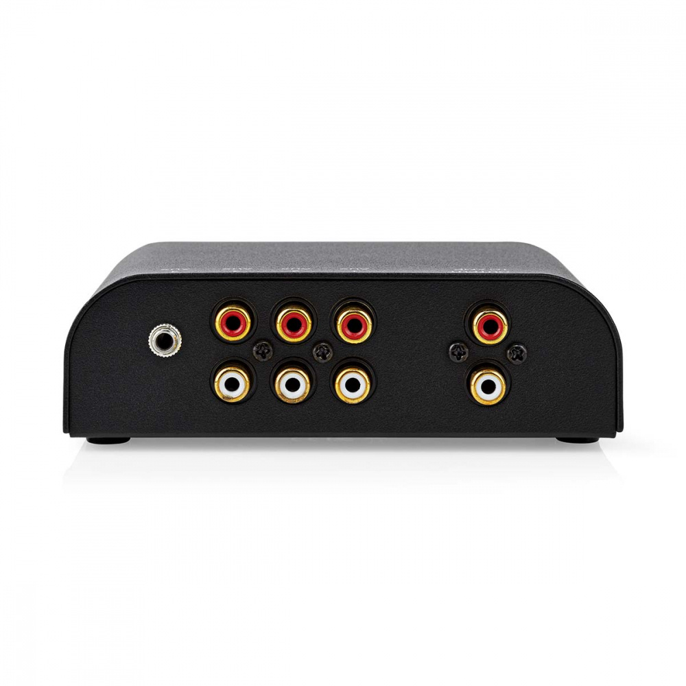 Nedis A-Switch 2424AT, 4-kierunkowy przełącznik niskopoziomowy dla źródeł stereo