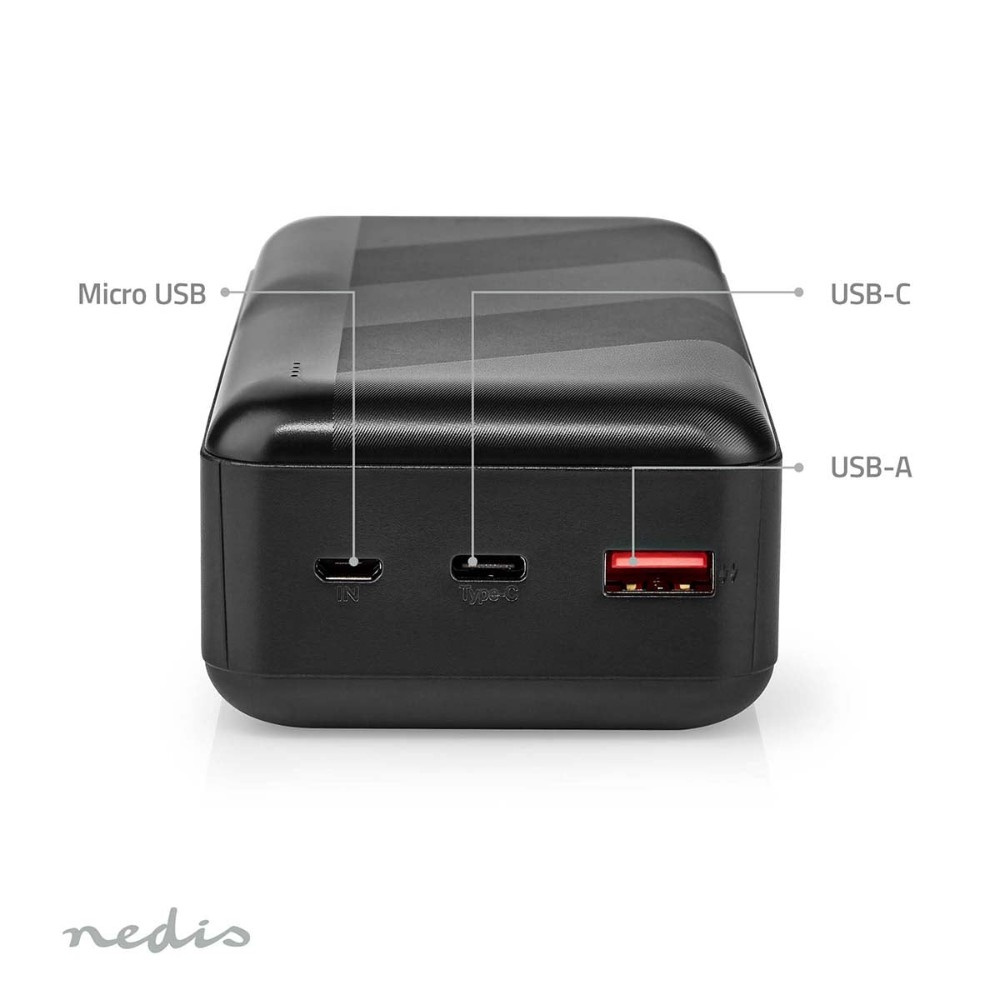 Nedis powerbank, 30 000 mAh