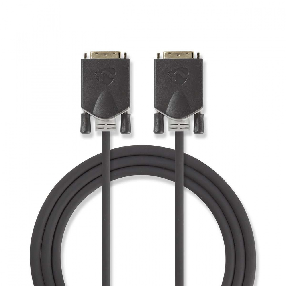 Nedis DVI-D 24+1 pin wtyk do DVI-D 24+1 pin wtyk 2 m