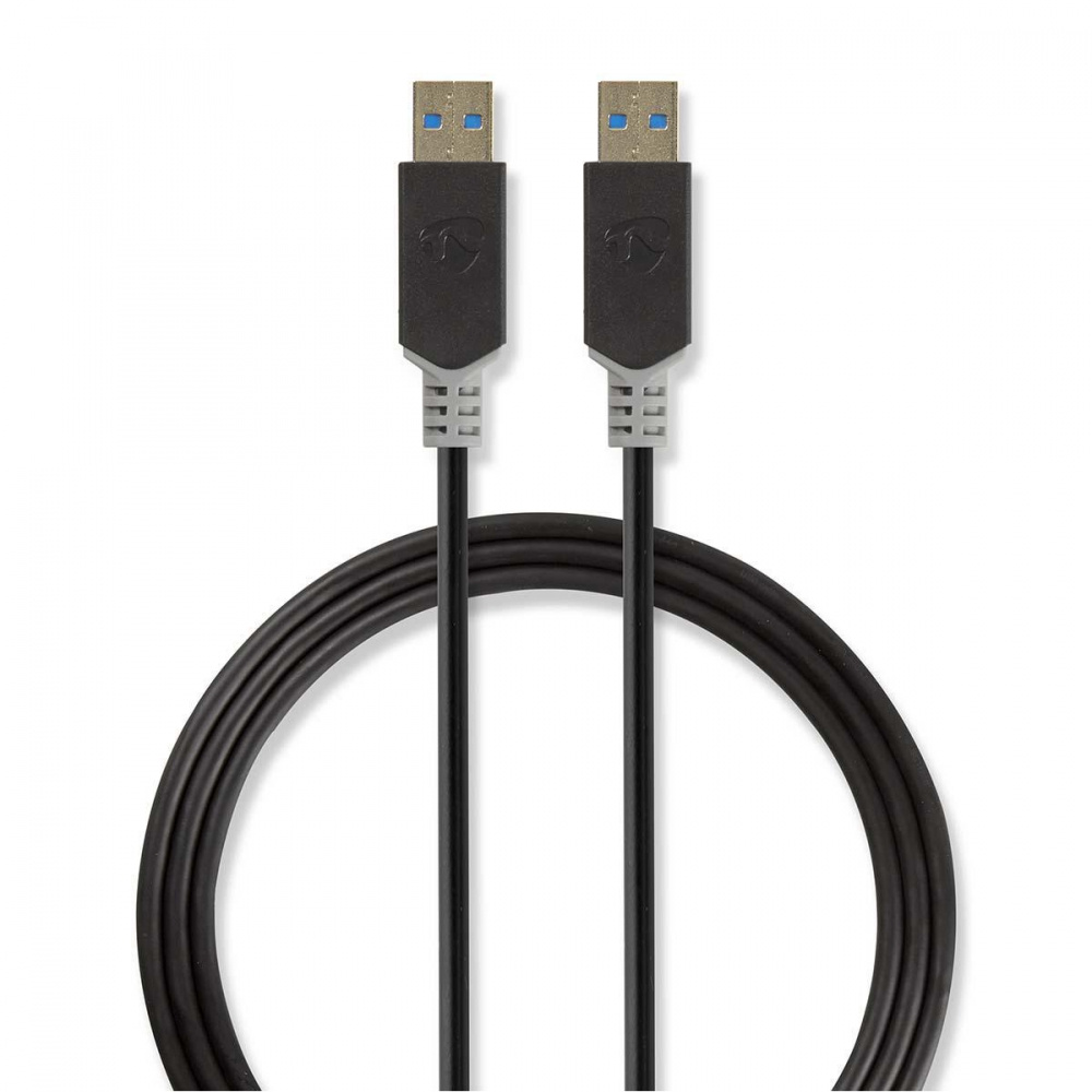 Nedis USB 3.0 USB-A wtyk do USB-A wtyk, 2 m