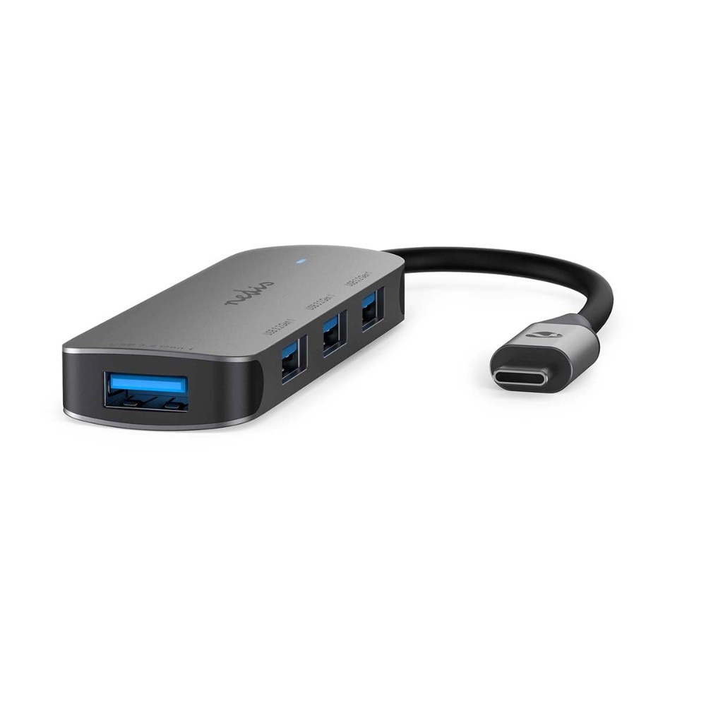 Nedis hub USB-C, 4 porty USB-A, 5 Gbit/s