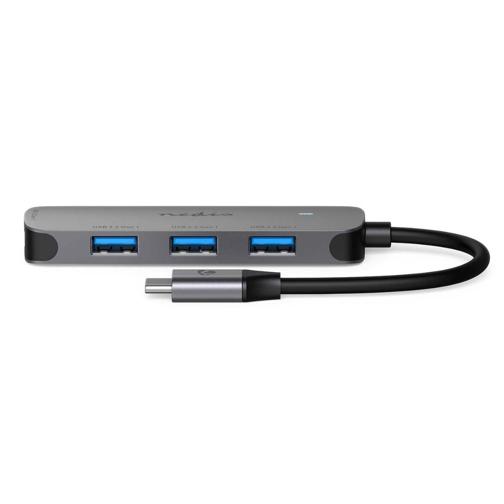 Nedis hub USB-C, 4 porty USB-A, 5 Gbit/s
