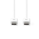 NEDIS 176CCGL60700WT20 kabel USB-C, biały, 2 metry NEDIS 176CCGL60700WT20 kabel USB-C, biały, 2 metry