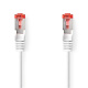 Nedis kabel sieciowy CAT6 S/FTP, biały Nedis kabel sieciowy CAT6 S/FTP, biały