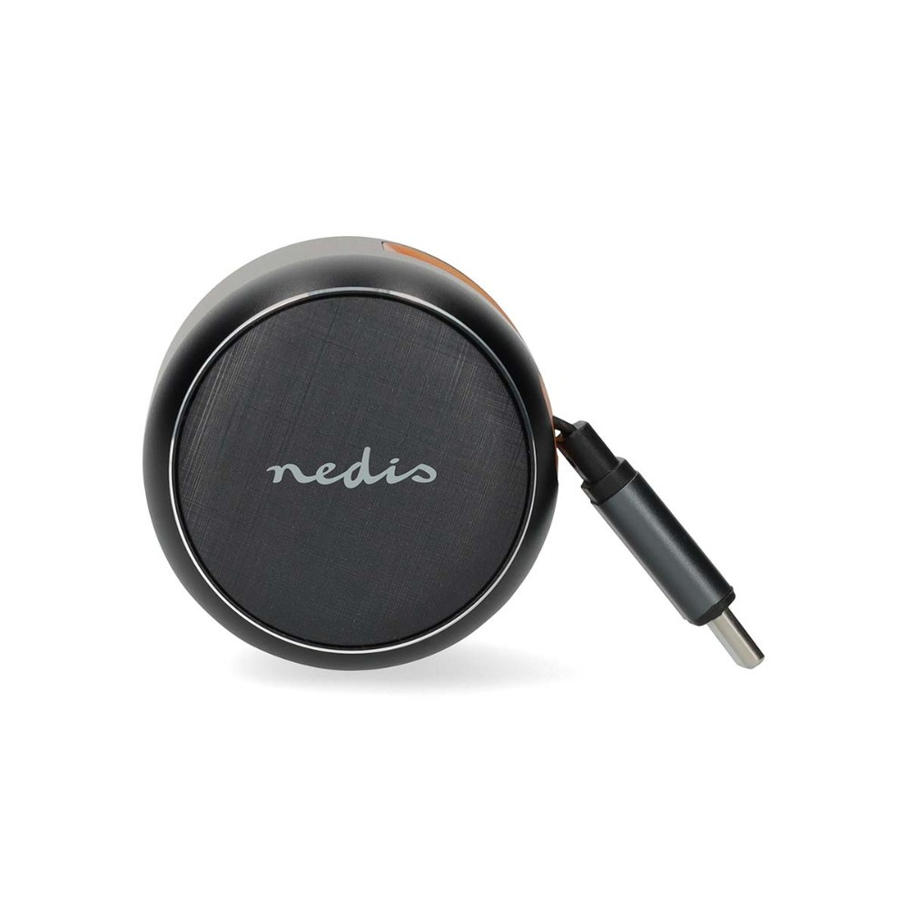 Nedis ładowarka samochodowa z wysuwanym kablem USB-C i wyjściami USB-A/C