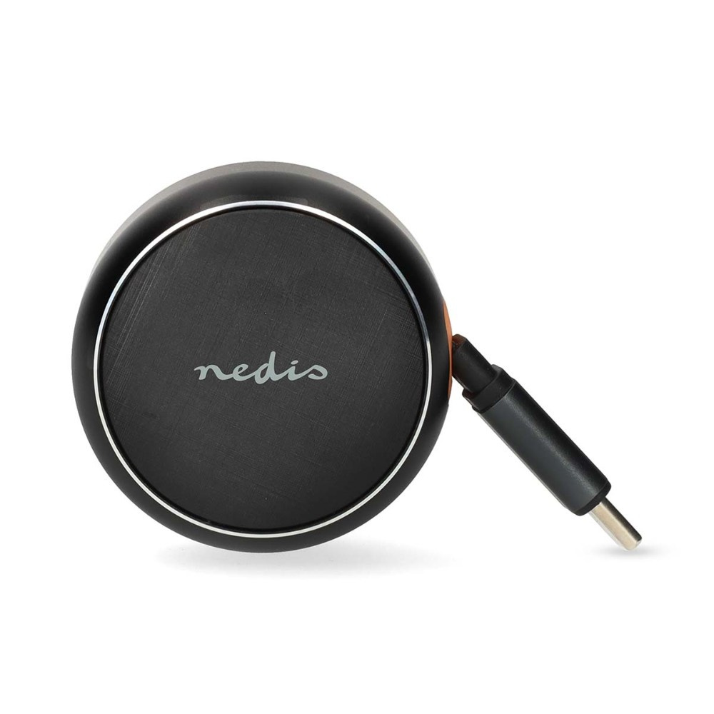 Nedis ładowarka samochodowa z wysuwanym kablem USB-C