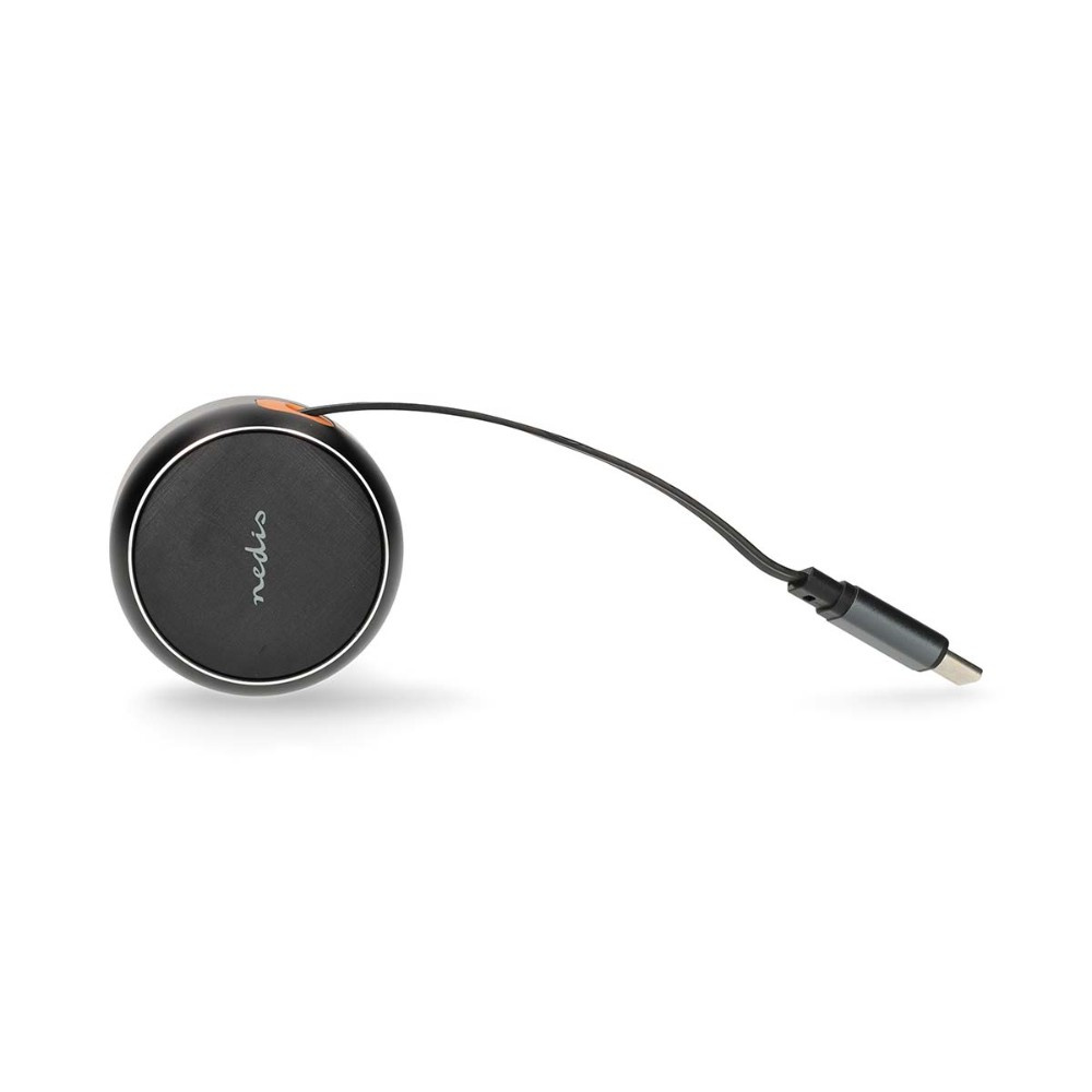 Nedis ładowarka samochodowa z wysuwanym kablem USB-C