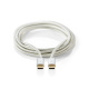 Nedis kabel USB-C, 100 W, 480 Mbit/s Nedis kabel USB-C, 100 W, 480 Mbit/s