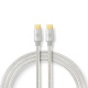 Nedis kabel USB-C, 100 W, 5 Gbit/s Nedis kabel USB-C, 100 W, 5 Gbit/s