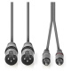 Nedis kabel XLR, XLR męski - RCA męski 3 m Nedis kabel XLR, XLR męski - RCA męski 3 m