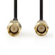 Nedis kabel antenowy SMA Wtyk-Wtyk, 2 metry, czarny Nedis kabel antenowy SMA Wtyk-Wtyk, 2 metry, czarny