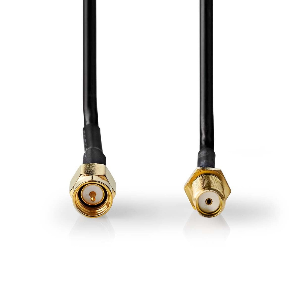 Nedis kabel antenowy SMA, męski–żeński, 1 metr
